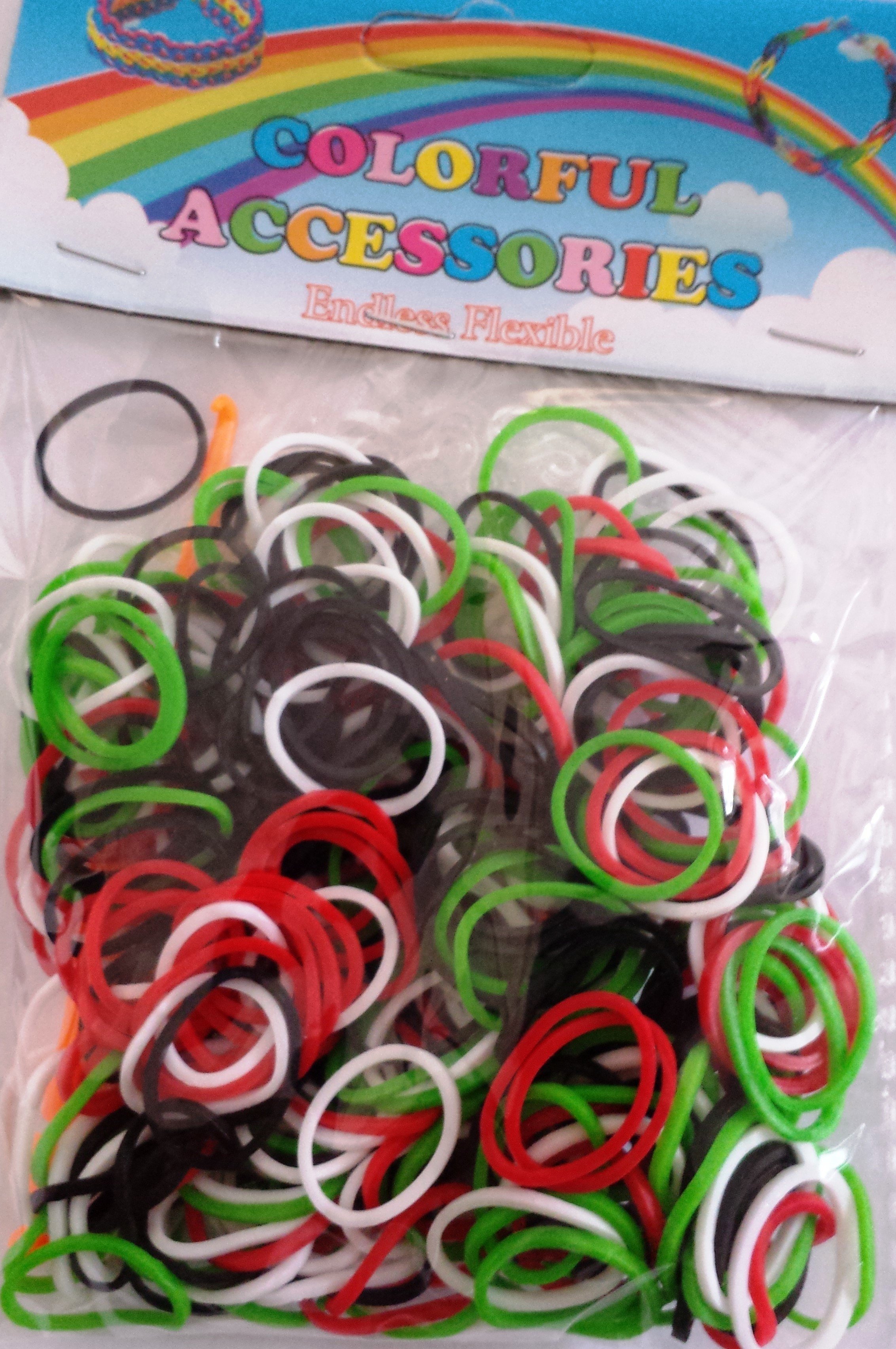 Palestinian Flag Colour Palestine Loom Bands 300s x 12 Packs