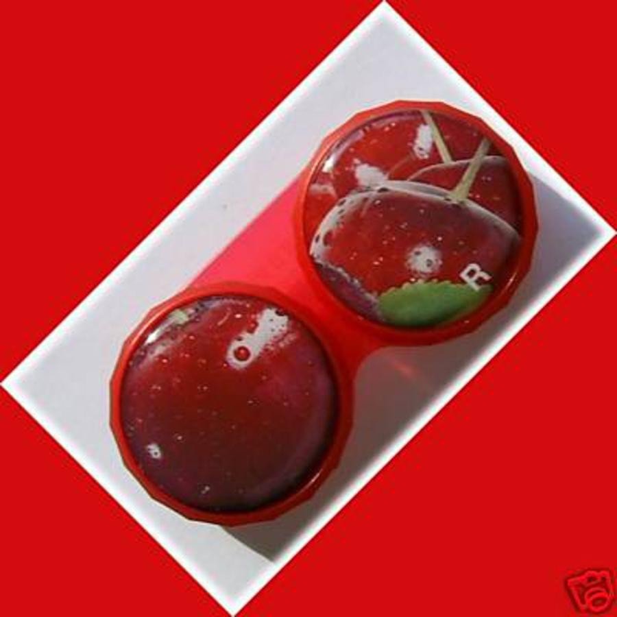 Cherry Summer Fruits Contact Lens Holder For Lenses