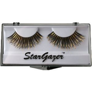 Stargazer Reusable False Eyelashes Black & Gold Foil 3