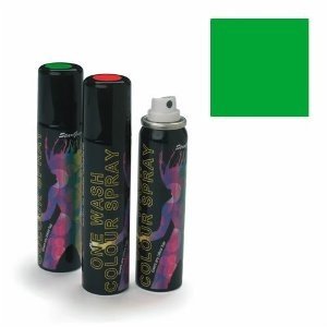 Stargazer Green (UV Reactive) One Wash Colour Hair Spray 75m