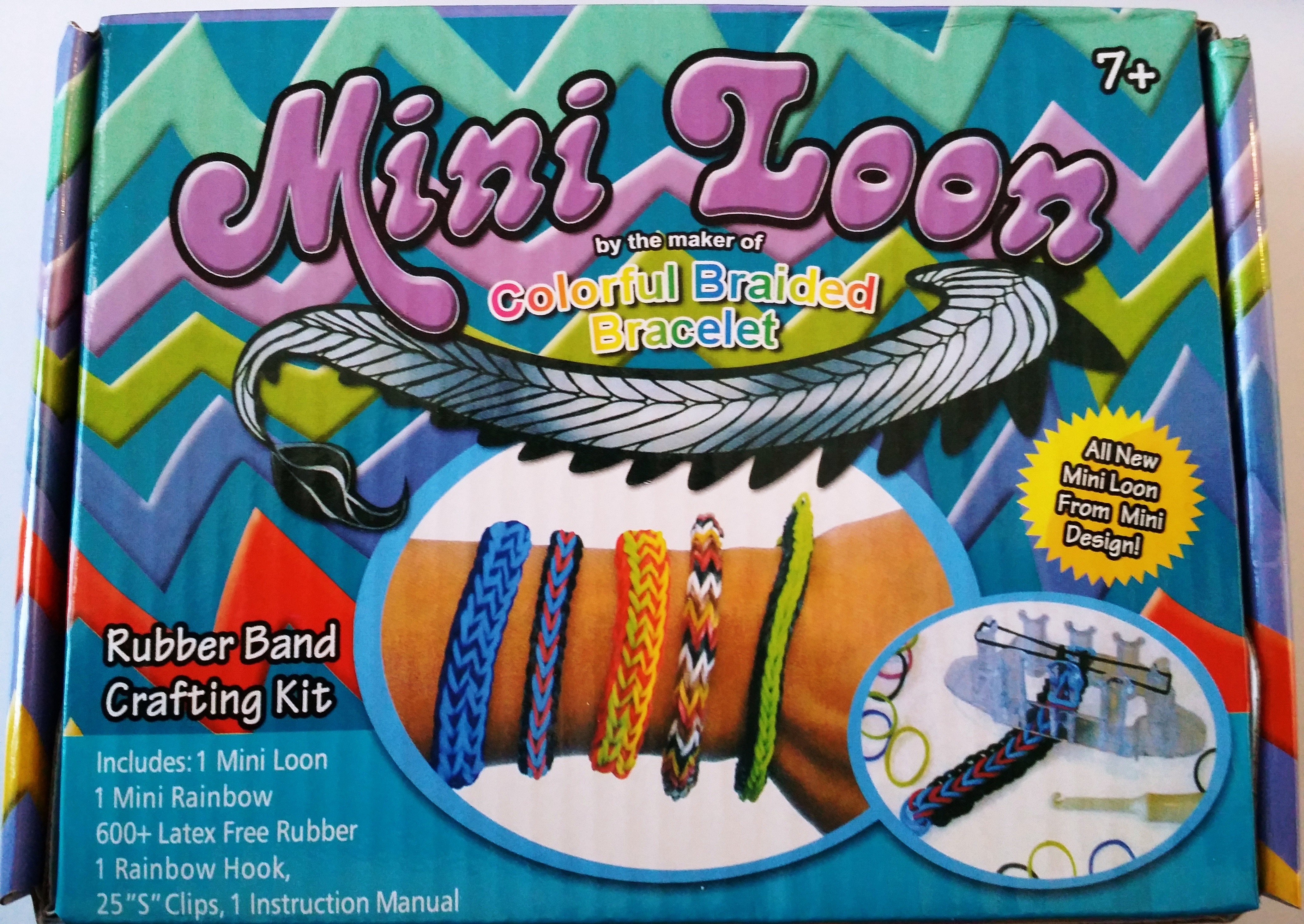 Mini Loom Fish Tail / Monster Tail Kit With Mini Rainbow 600 Bands And Pro Tool