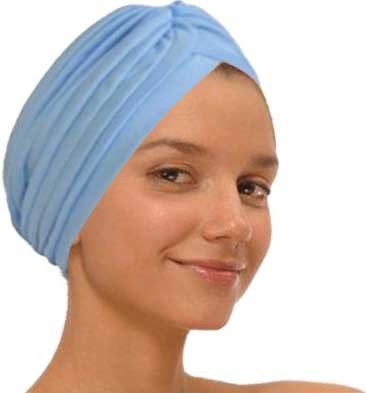 Light Blue Fashion Turban Funky Headwrap