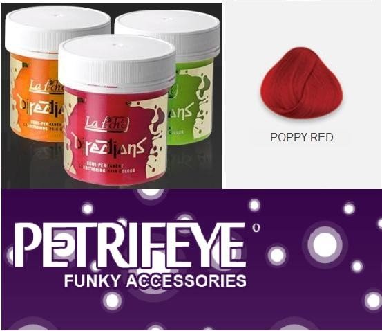 Poppy Red Directions Semi Perm Hair Dye By La Riche