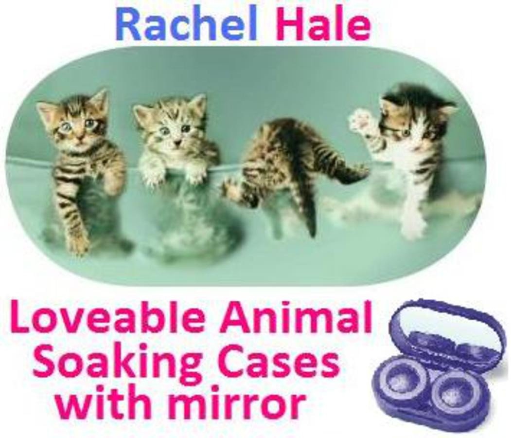 Kittens In a Bowl Rachel Hale Contact Lens Soaking Case