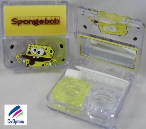 Spongebob Square Pants Contact Lens Travel Kit / Case s