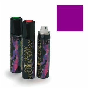 Stargazer Purple (UV Reactive) One Wash Colour Hair Spray 75m