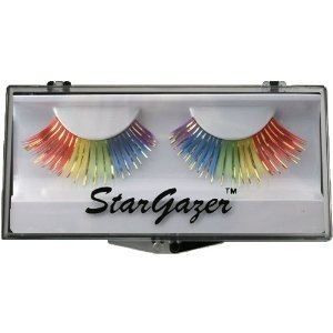 Stargazer Reusable False Eyelashes Rainbow & Gold Foil 1