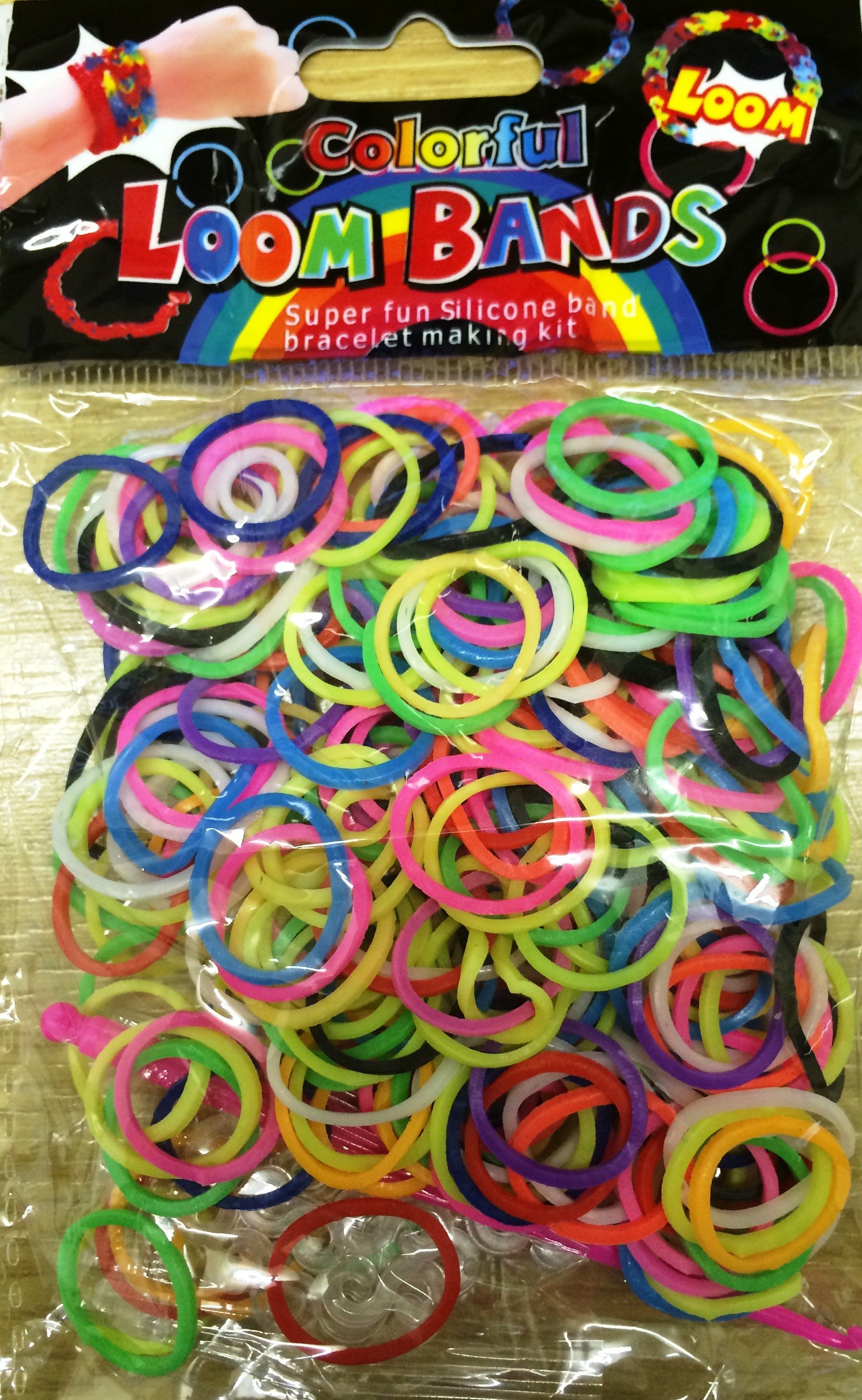 Colourful Loom Bands Inmix Colour (Lemon Scented 300s) 12 Packs