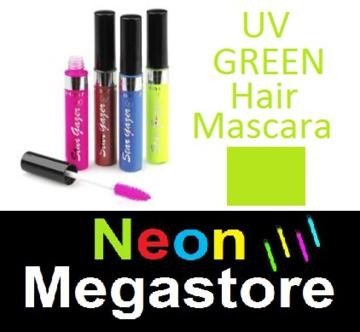 New Stargazer Colour Streak Hair Mascara - UV Neon Green