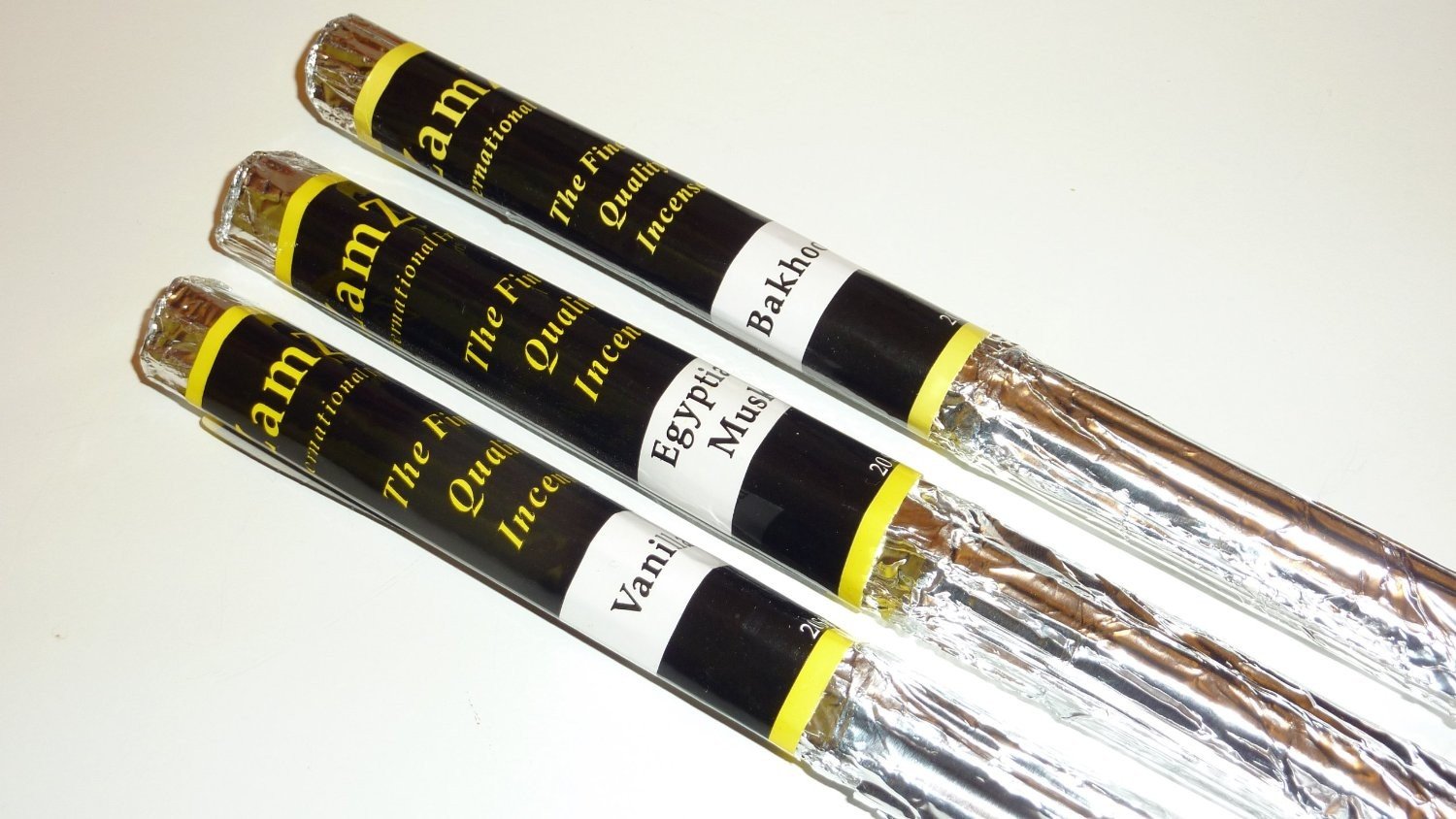 (Black Musk) 12 Packs Of Zam Zam Long burning Fragranced Incense Sticks