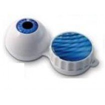 Funky EyeBall 3D Contact Lenses Storage Soaking Case 