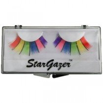 rgazer Reusable False Eyelashes Multi Coloured Rainbow 9