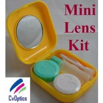 Yellow Mini Contact Lenses Storage Lens Travel Kit 