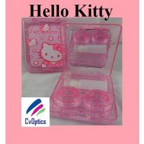 Pink Hello Kitty Contact Lens Travel Kit With Mirror