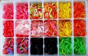 1 X 1800pcs Bands Loom Band Kit With S Sclips And Tool