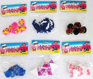NEW Loom Charms 12 Packs x 12 Pieces - Assorted Designs