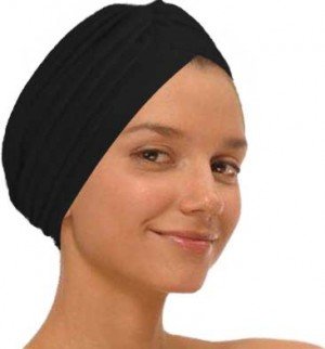 Black Fashion Turban Funky Headwrap