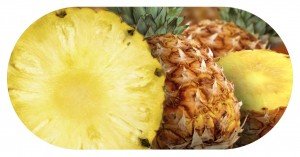 Funky Pineapple Contact Lens soaking Case With Mirror