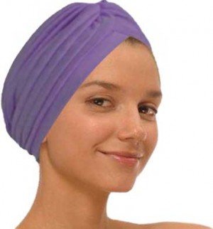 Purple Fashion Turban Funky Headwrap